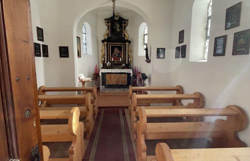 Blick in die Kapelle © Tourismus Hörnerdörfer - S. Salzberger