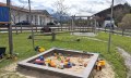 Sandkasten auf dem Spielplatz  Fischen-Langenwang © Tourismus Hörnerdörfer GmbH