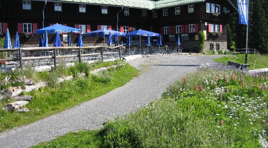 Berghaus Schwaben im Wandergebiet © Berghaus Schwaben