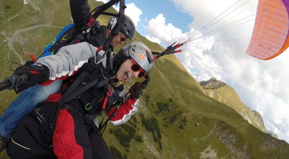 Einmal im Leben mit den Vögeln fliegen © OASE Flugschule