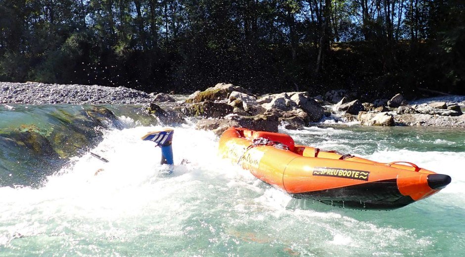 Purer Spaß beim Kajak Rafting mit MAP-Erlebnis © MAP-Erlebnis