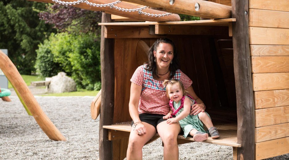 Spielplatz Obermaiselstein am Haus des Gastes © Tourismus Hörnerdörfer, F. Kjer