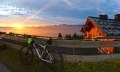 Sonnenaufgang an der Weltcup-Hütte © Tourismus Hörnerdörfer, M. Redecker