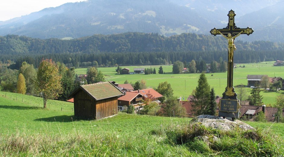 Bergpanorama Nordic-Walking-Tour ab Fischen