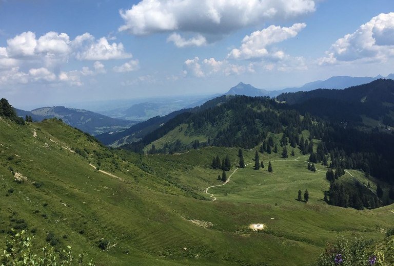 Familienwanderung über Ochsenkopf zum Riedberger Horn - Kletterfreuden für größere Kinder © Tourismus Hörnerdörfer, L. Renn