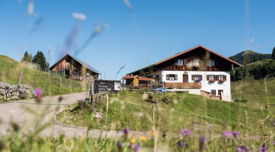 Alpe Dinjörgen bei Obermaiselstein im Lochbachtal © Tourismus Hörnerdörfer, F. Kjer