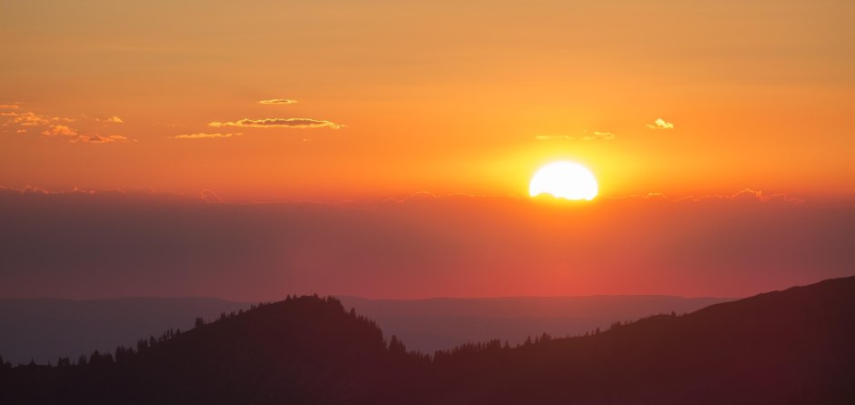 Sonnenuntergang auf dem Riedberger Horn © Tourismus Hörnerdörfer, K.P. Kappest
