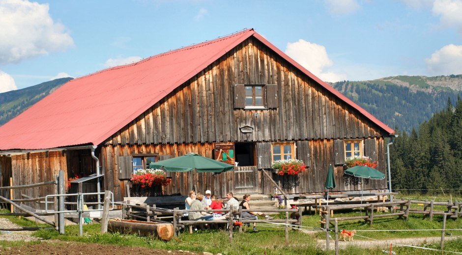 Fahnengehren Alpe zwischen Ofterschwanger und Sigiswanger Horn
