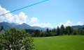 Blick von Untermühlegg auf den Allgäuer Alpen-Hauptkamm © Tourismus Hörnerdörfer