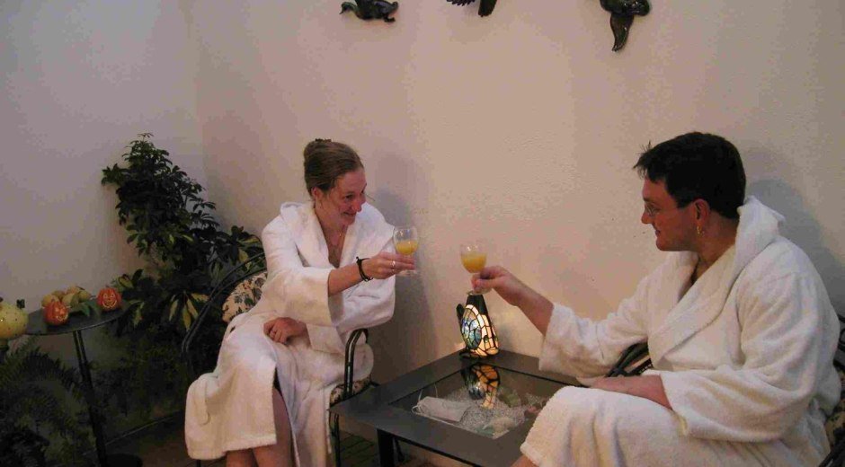 Wellnessbäder und Saunieren im Kreuzangerhof © Kreuzangerhof