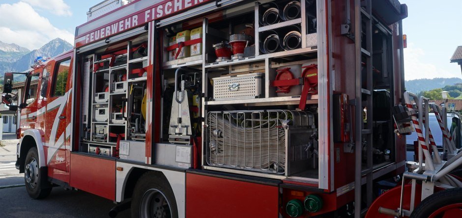 Feuerwehrfahrzeug Fischen © Tourismus Hörnerdörfer
