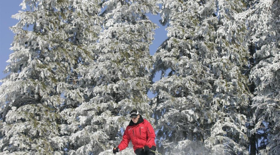 Für die erfahreneren Skifahrer gehts ins Gelände © Christians Ski- und Snowboardschule