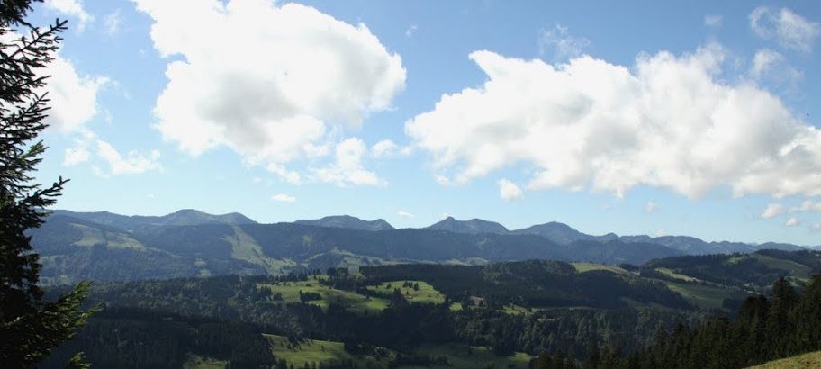 Ausblick auf die Nagelfluhkette © Gerwig Löffelholz