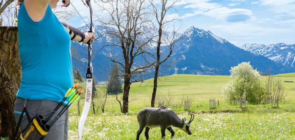 Der 3-D-Parcours im Tal eignet sich auch für Gr... © Tourismus Hörnerdörfer, ProVisionMedia