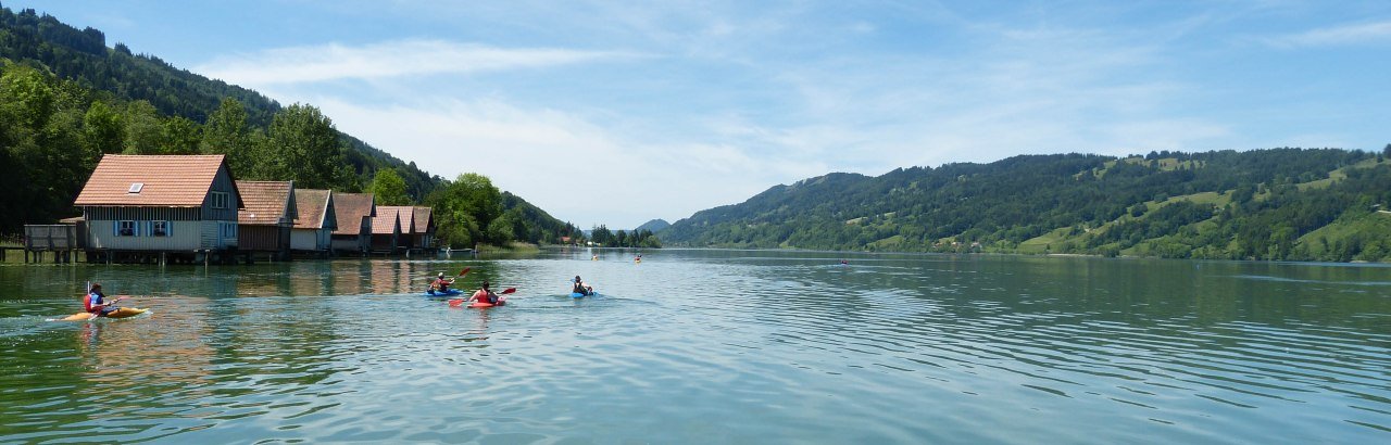 Blick über den Großen Alpsee in Immenstadt © Stadt Immenstadt