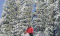 Für die erfahreneren Skifahrer gehts ins Gelände © Christians Ski- und Snowboardschule