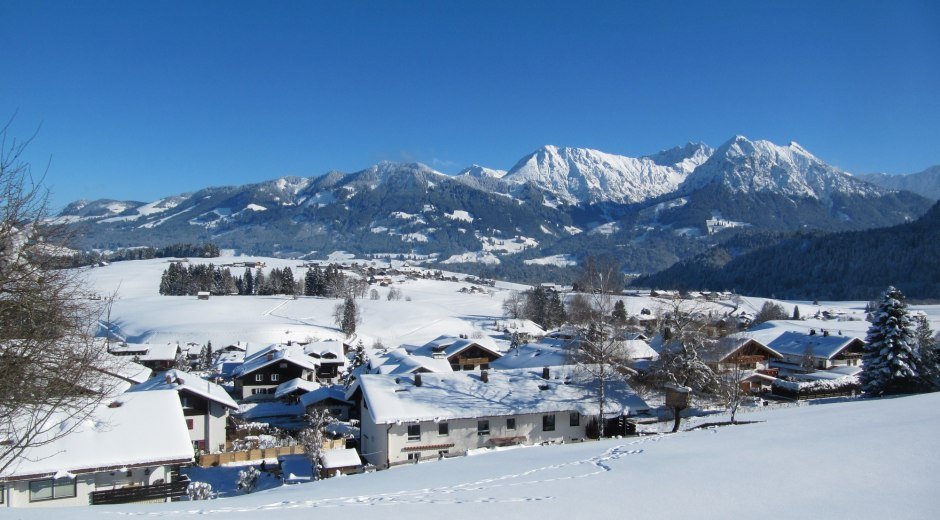 Blick auf Obermaiselstein © Tourismus Hörnerdörfer, MA