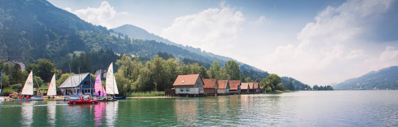 Großer Alpsee Fischerhütten © Allgäu GmbH - Fouad Vollmer Werbeagentur Mittelbiberach