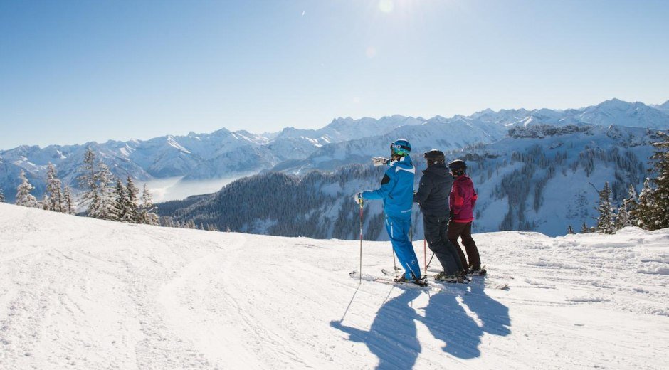 Aussicht im Skigebiet Riedbergerhorn © Tourismus Hörnerdörfer, F. Kjer