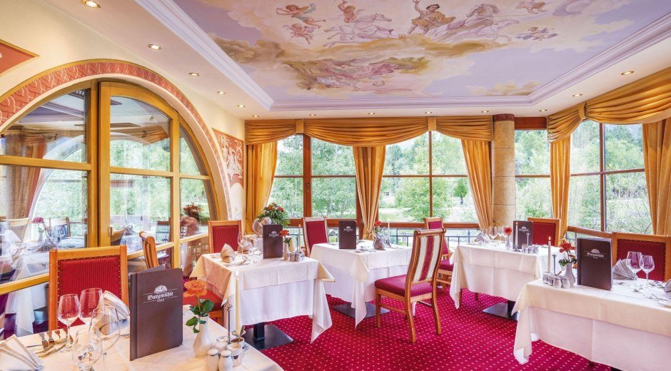Gourmet-Restaurant Burgmühle in Fischen © Parkhotel Burgmühle