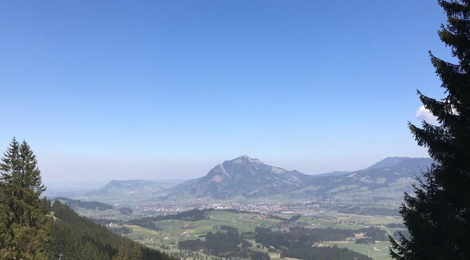 Ausblick auf den Grünten
