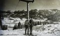 Zwei Freunde am Horngratschlepper Mitte 1960 © Ch. Feldmann