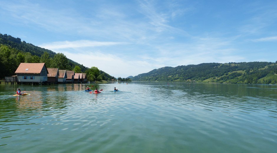 Blick über den Großen Alpsee in Immenstadt © Stadt Immenstadt