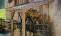Die Mühle wird von einem Wasserrad angetrieben © Tourismus Hörnerdörfer, W. Monschau