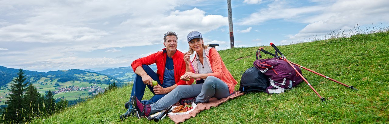 Pause am Hündle-Gipfel © Oberstaufen Tourismus Marketing GmbH