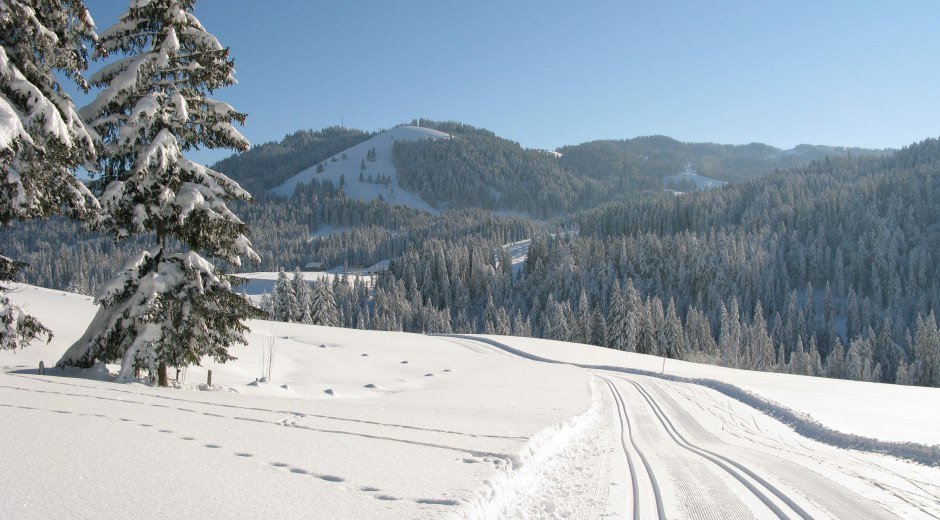 Langlaufen in den Allgäuer Hörnerdörfern © Tourismus Hörnerdörfer, M. Comper-Willi