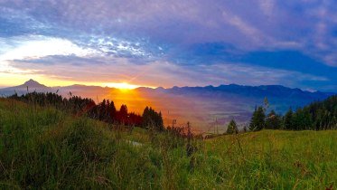Sonnenaufgang am Ofterschwanher Horn