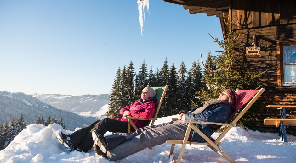 Nach einer kleinen Wanderung die Seele baumeln lassen... © Tourismus Hörnerdörfer, F. Kjer