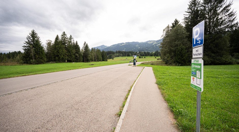 Parkplatz Muderbolz bei Ofterschwang © Tourismus Hörnerdörfer GmbH