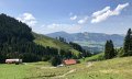 Aussicht von oberhalb der Gaisalpe auf die Hörnerkette © Tourismus Hörnerdörfer, M. Redecker