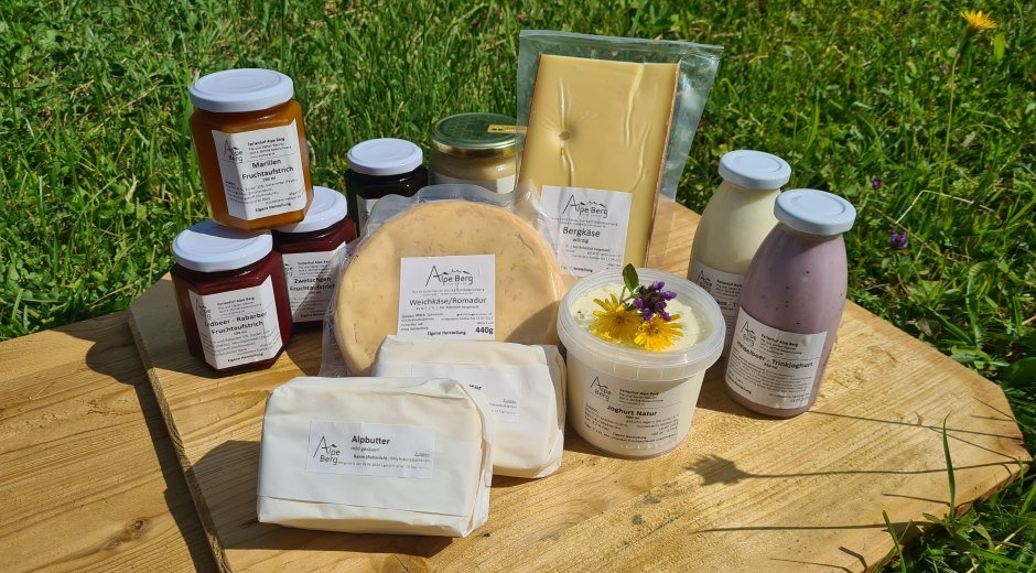 Selbstgemachte Produkte © Ferienhof Alpe Berg - Balderschwang