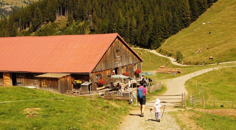 Fahnengehren Alpe in Ofterschwang © Tourismus Hörnerdörfer
