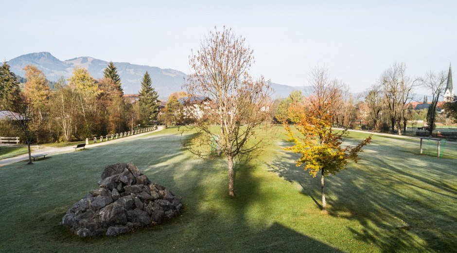Herbst im Kurpark in Fischen im Allgäu © Tourismus Hörnerdörfer, F. Kjer