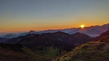 Sonnenaufgang Riedbergerhorn © Tourismus Hörnerdörfer