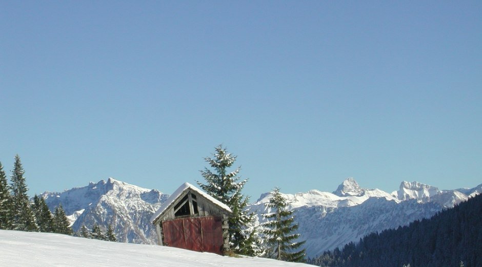Panoramablick in Balderschwang