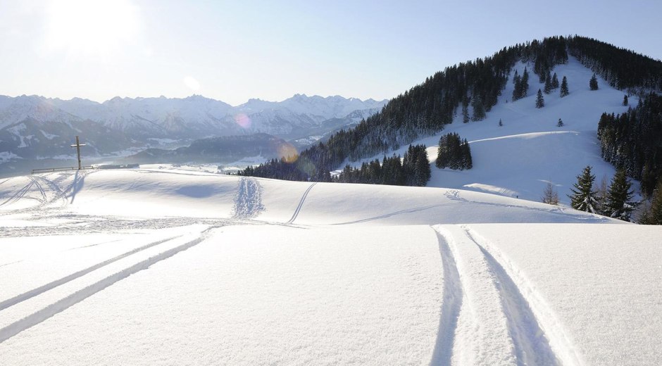 Skigebiet Ofterschwang-Gunzersied - frische Spuren © Tourismus Hörnerdörfer, G. Standl