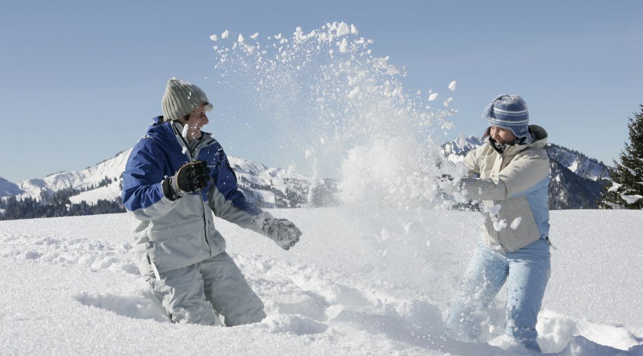 Schneespass in Balderschwang © Tourismus Hörnerdörfer, S. Hallbaur