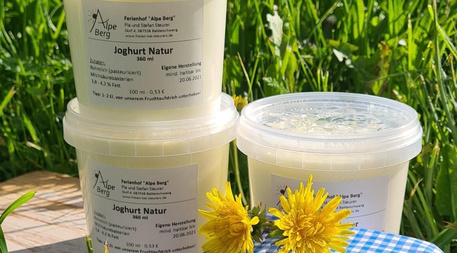 Butter und Joghurt von der Alpe Berg © Alpe Berg