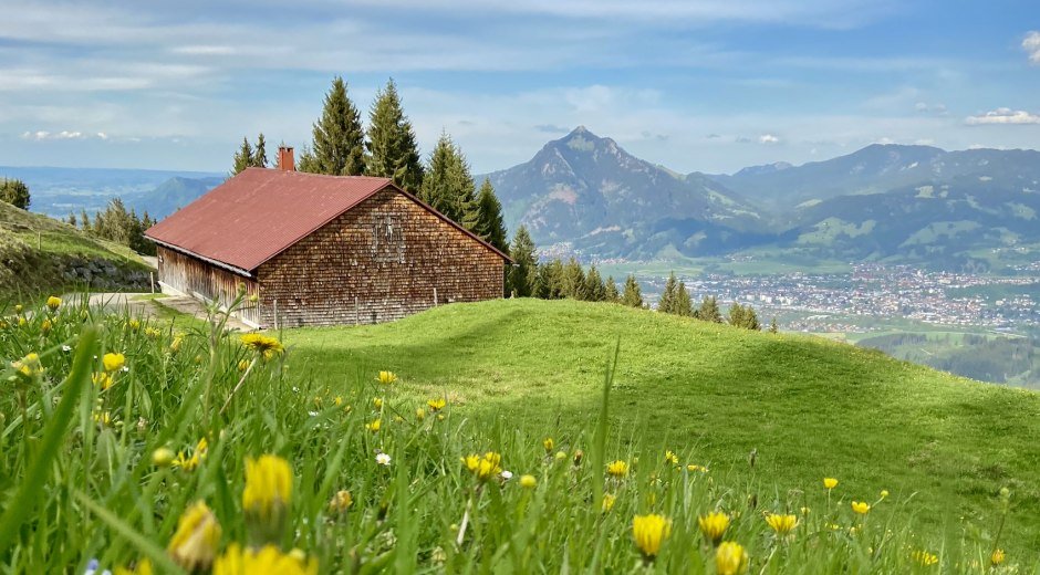 Horn Alpe am Ofterschwanger Horn © Tourismus Hörnerdörfer GmbH