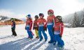 Kinder beim Aufwärmen Skischule Grasgehren © Tourismus Hörnerdörfer, F. Kjer