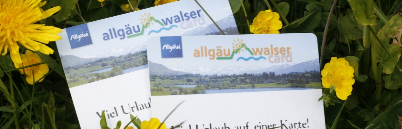 Allgäu-Walser-Card © Oberallgäu Tourismus Service GmbH