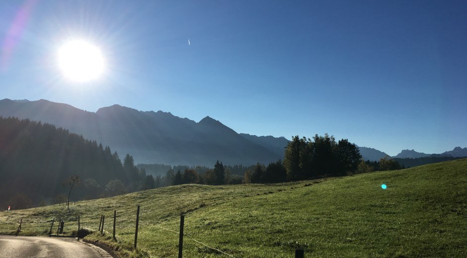 Ausblick Allgäuer Alpen © Tourismus Hörnerdörfer GmbH