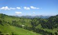 Panoramablick hoch über Bolsterlang im Allgäu © Tourismus Hörnerdörfer, S. Salzberger