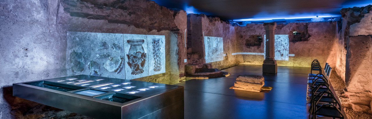 unterirdischer Schauraum Erasmuskapelle © Kempten Tourismus / Günter Standl