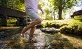 Wasser ist eine der Bausteine der Kneipp'schen Lehre in den Allgäuer Hörnerdörfern © Tourismus Hörnerdörfer, F. Kjer