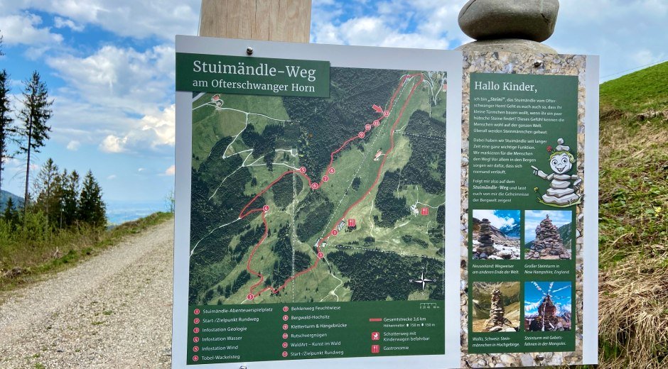 Stuimändle Erlebnisweg am Ofterschwanger Horn